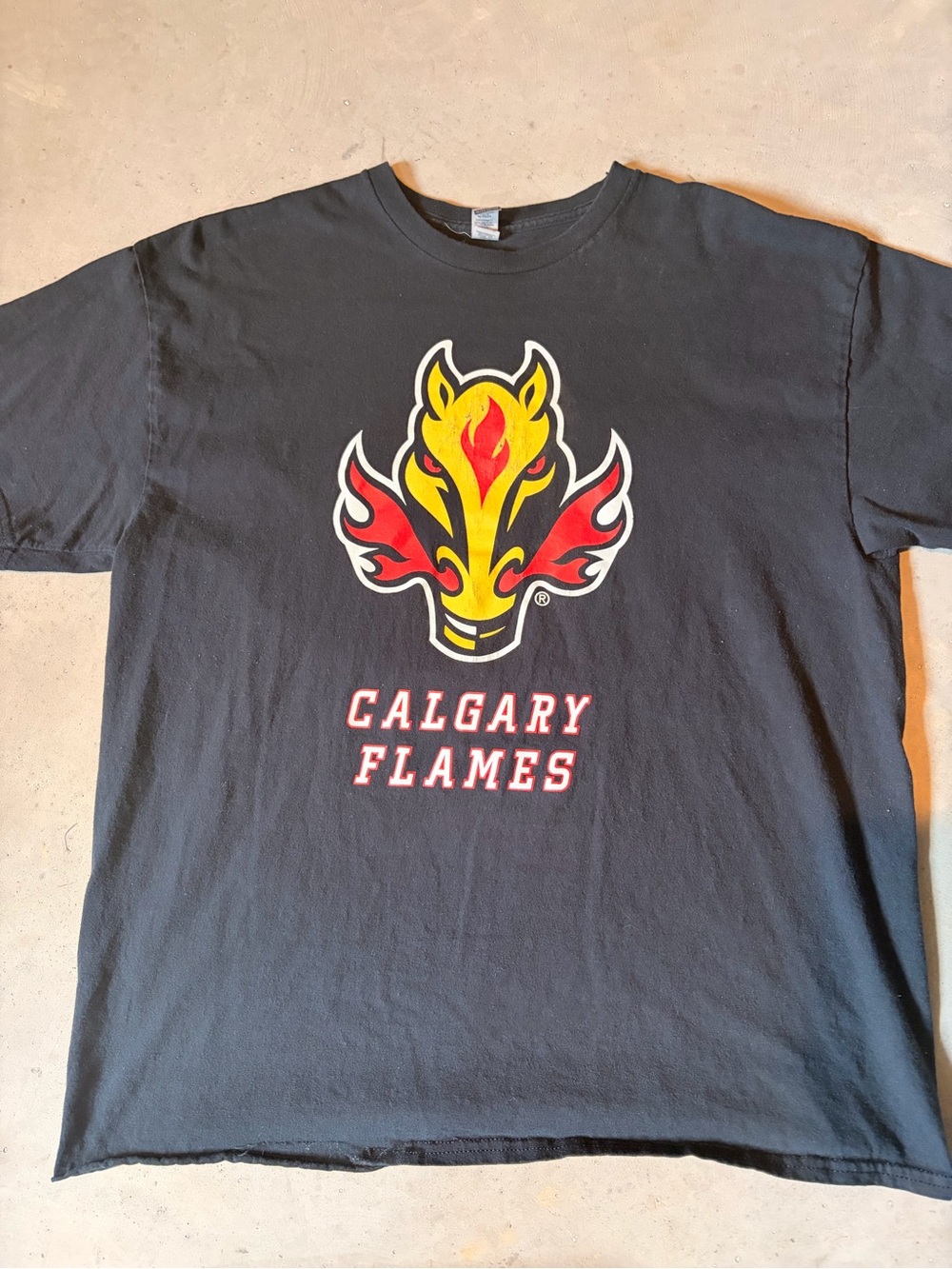 Vintage Calgary Flames T Shirt XL